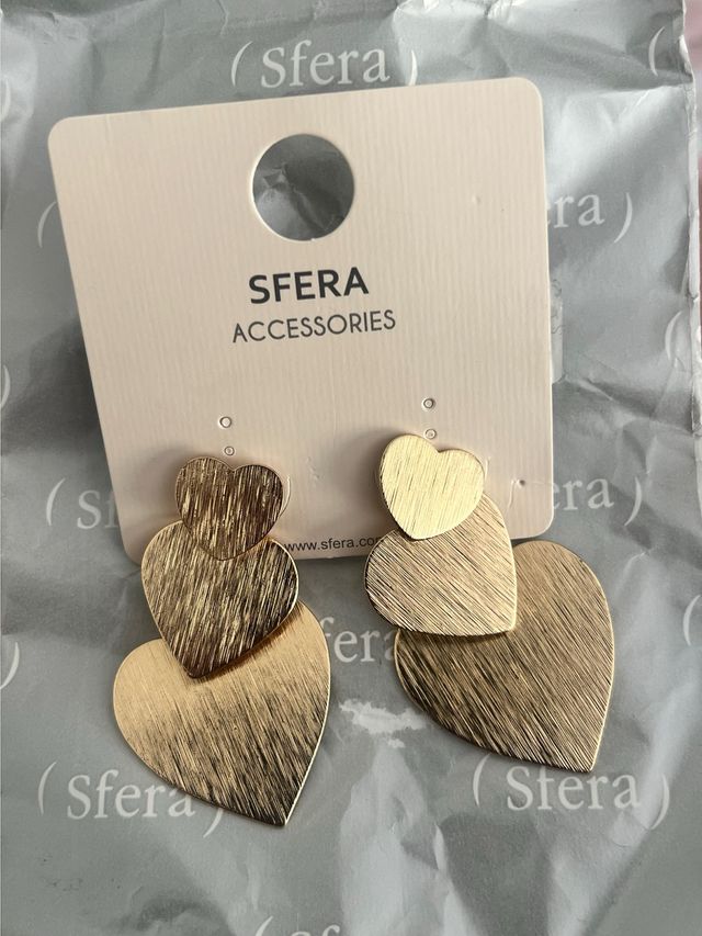 Pendientes Sfera dorados