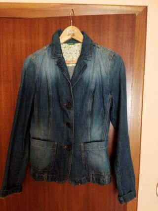 Chaqueta vaquera azul