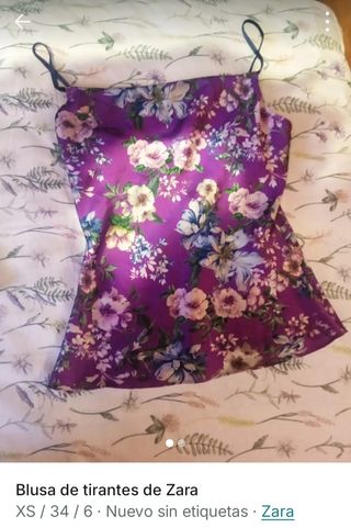 Blusa Zara Tirantes - XS/34/6