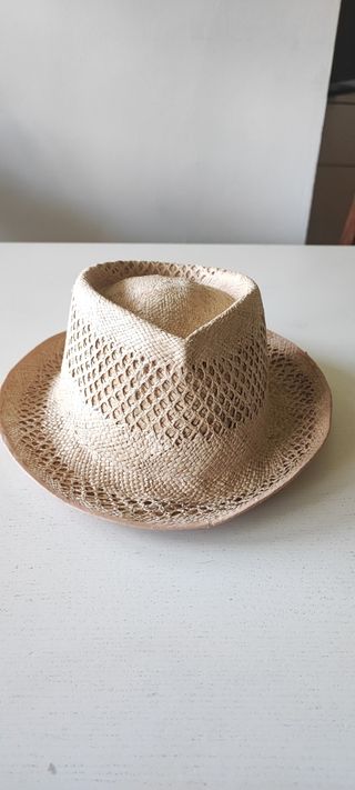 Cappello Paglia Panama Beige