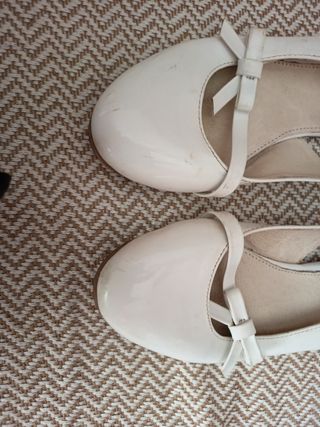 Zapatos Mayoral niña 35 blancos