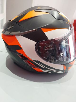 Casco LS2 Challenger F - Negro/Naranja