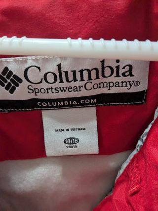 Chaqueta Columbia niña talla 14/16