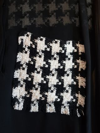Blusa Zara gasa negra - talla S