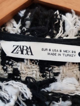 Blusa Zara gasa negra - talla S