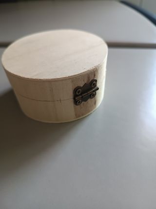 Scatolina tonda in legno