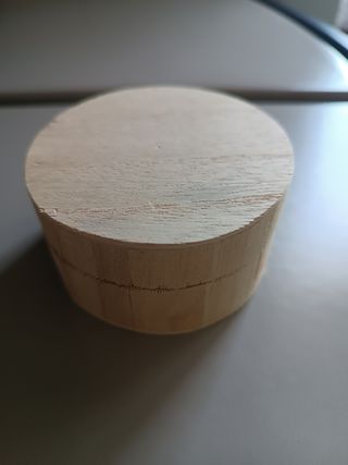 Scatolina tonda in legno