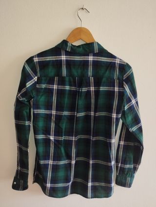 Camisa cuadros vintage mujer sin usar 