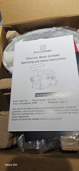 Picadora carne MisterChef 550W