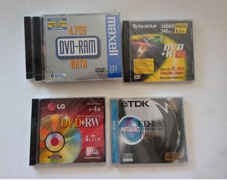 Pack 4 DVD vírgenes