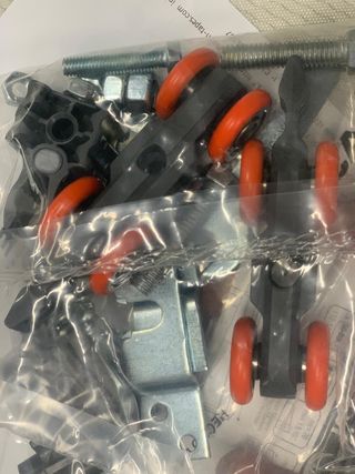 Kit puerta corredera exterior, BLANCO