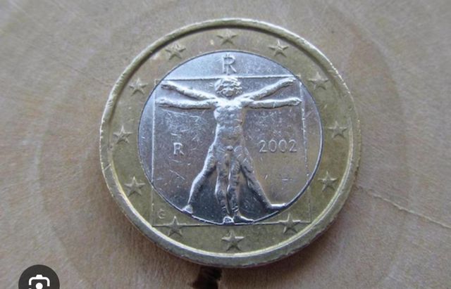 Itália 2002 moeda de 1 euro