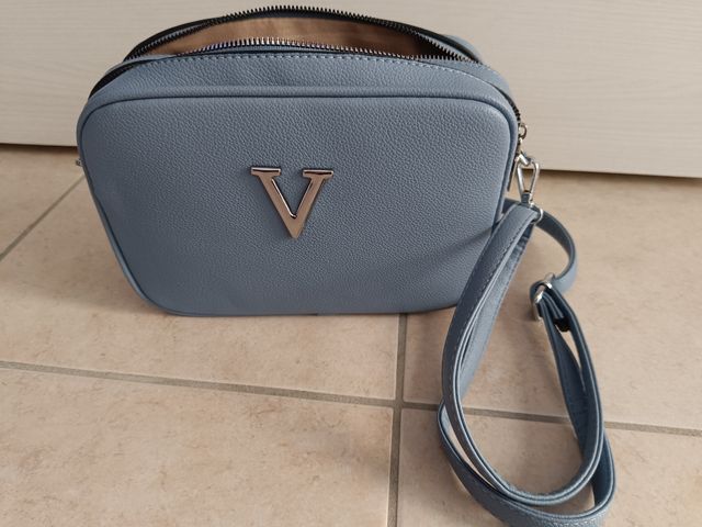 Borsa a tracolla celeste