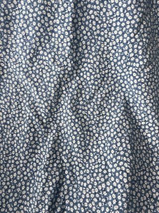 Falda midi flores azul - Talla 38 NUEVA