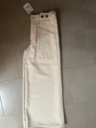 Pantalones Zara mujer beige - talla 34