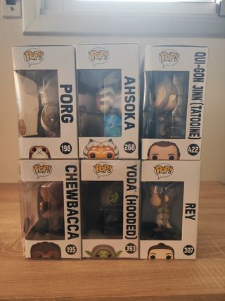 6 Funko Pop Star Wars