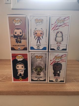 6 Funko Pop Star Wars