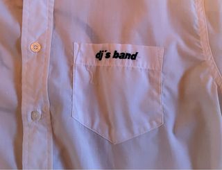 Camisa DJ's Band blanca - Talla XL