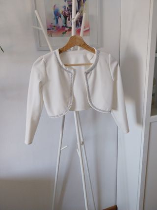 Chaleco blanco niña - Fiesta