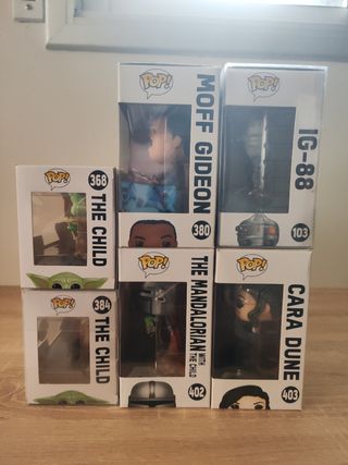 6 Funko Pop Star Wars Mandalorian