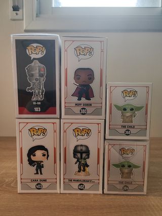 6 Funko Pop Star Wars Mandalorian