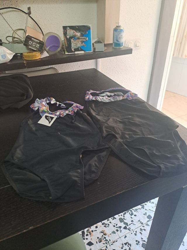 Mallo niña - 2 uds. Negro o bañador