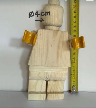 Figura LEGO madera - X-Large