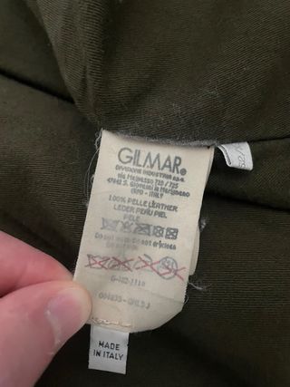 Giubbotto Iceberg pelle vintage