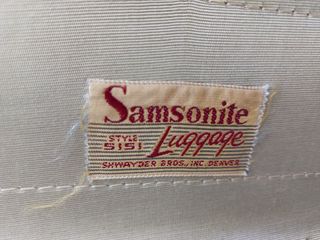 Maleta Vintage Samsonite Verde