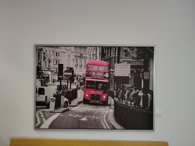 Cuadro Londres bus rojo Ikea
