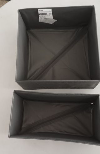 5 Cestas de tela de diferentes tamaños