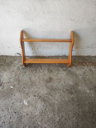 Estantería madera 2 baldas