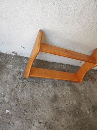 Estantería madera 2 baldas