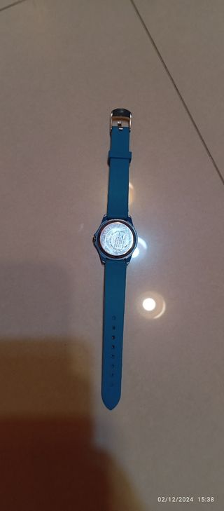 Orologio polso blu silicone
