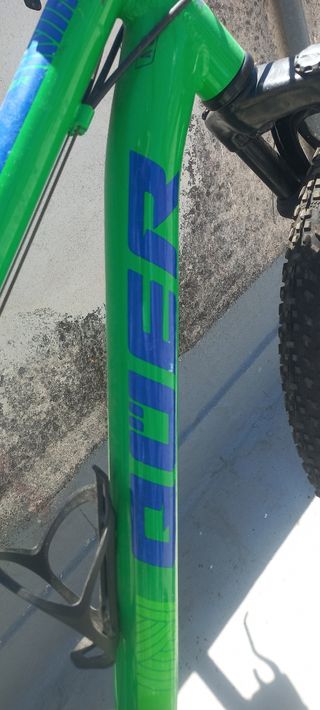 Bicicleta montaña 24" verde