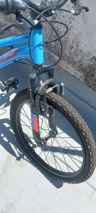 Bicicleta montaña 24" verde