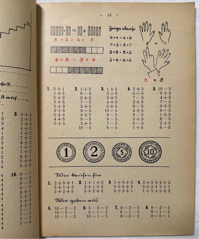 1939, III Reich, cartilla escolar infantil.