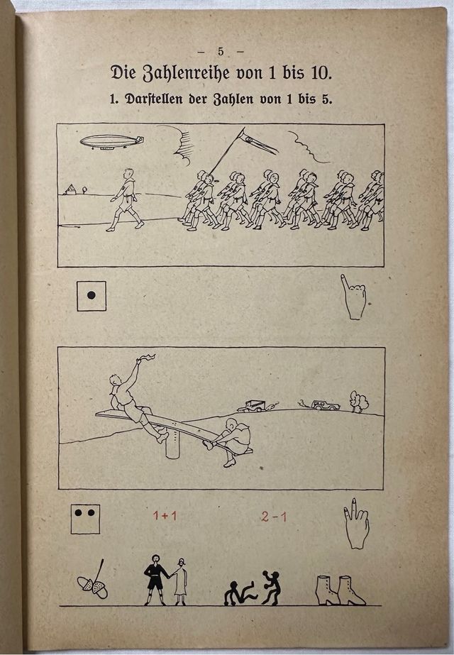 1939, III Reich, cartilla escolar infantil.