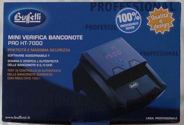 Compruebe los billetes de Buffetti