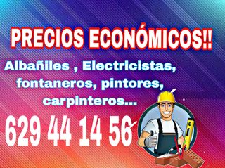 Reformas: Albañiles, Electricistas