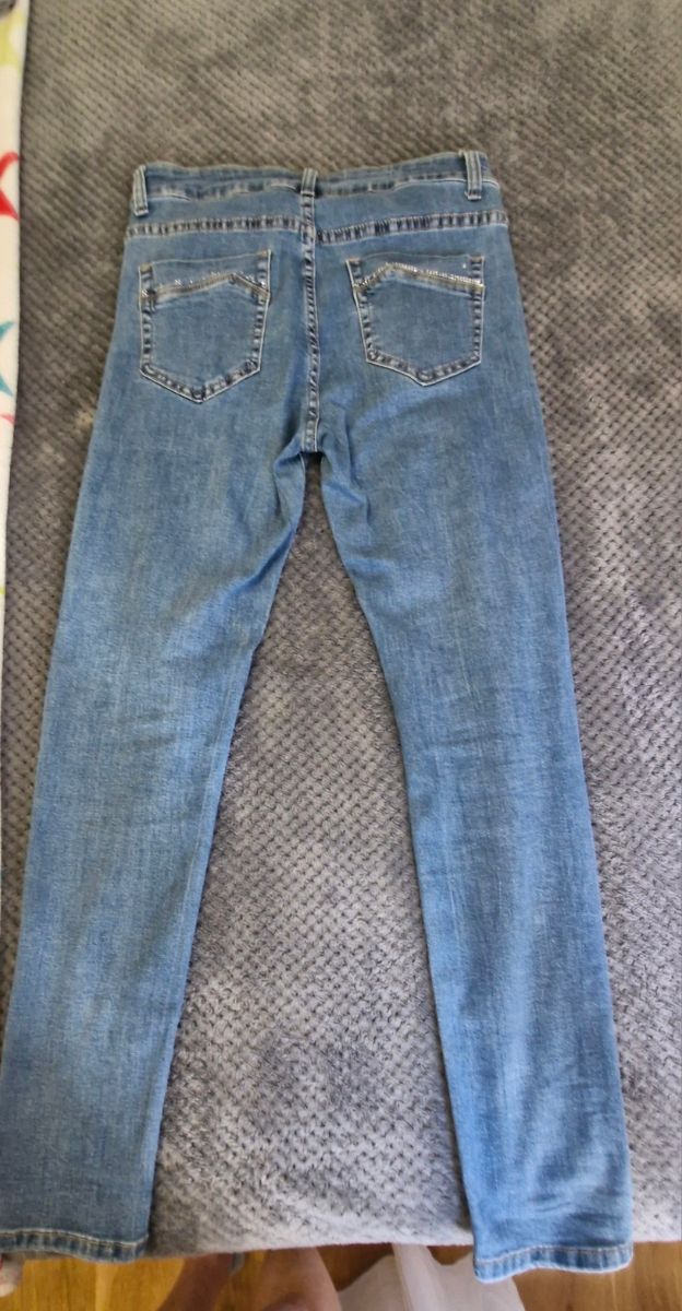 Jeans elásticos azul claro