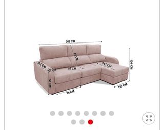 Sofá cama chaise longue
