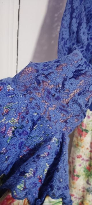 Traje gitana lunares multicolor talla 5