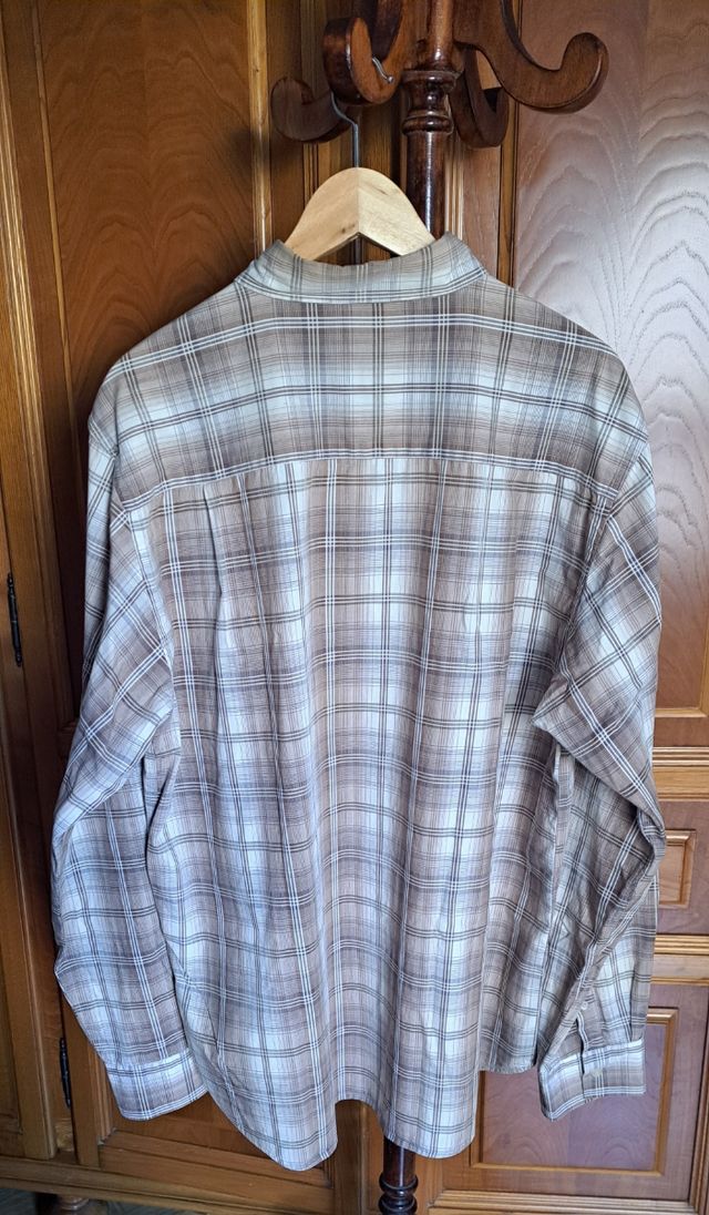 Camisa Coronel Tapiocca cuadros marrón-blanco