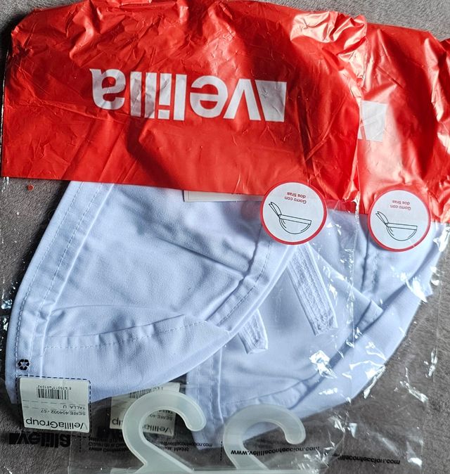 Gorra Velilla blanca - trabajo