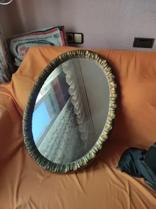 Varios Espejos dorados antiguos , plateados