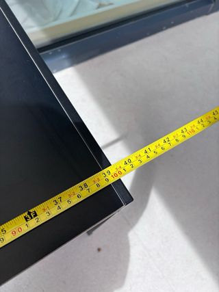 Banco STUA exterior negro - metal