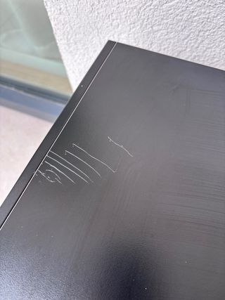 Banco STUA exterior negro - metal