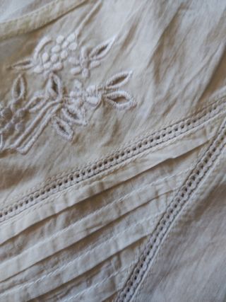 Camisa blanca vintage India