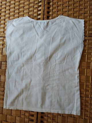 Camisa blanca vintage India